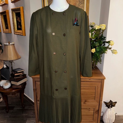 Vintage dress used, oil color, size L