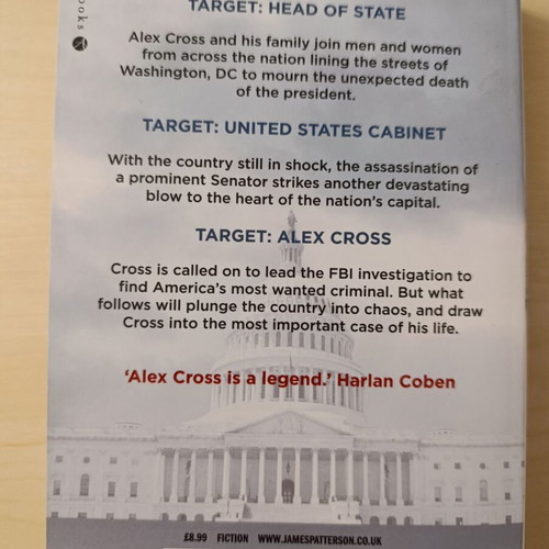 Target Alex Cross by James Patterson like new, English edition