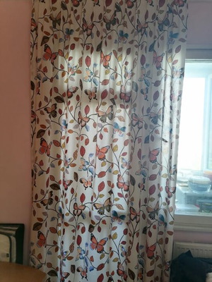 Curtains like new, 2 pcs, 122x245 cm