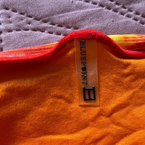 Bluepoint bikini set used, tie-dye fiery colors, size USA 6