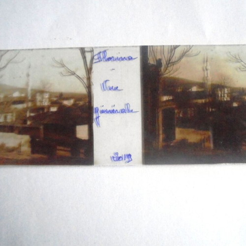 Florina stereoscopic photo used, small glass