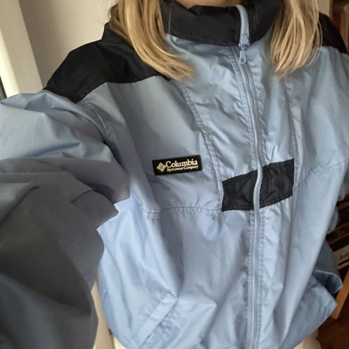 Shelter Columbia jacket like new, blue, sizes S and M