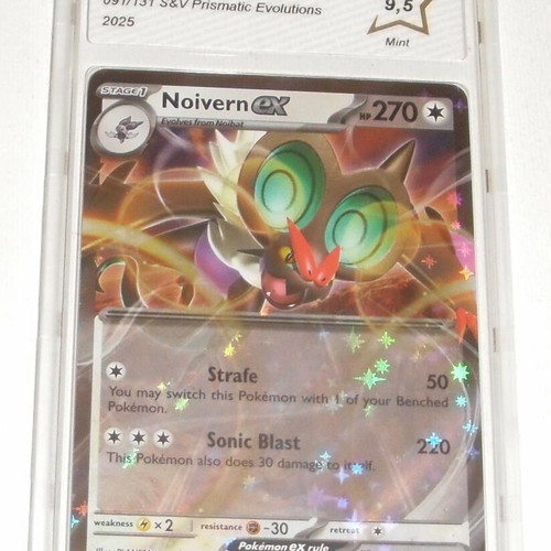 Pokemon Graded Holo Card graded in mint condition