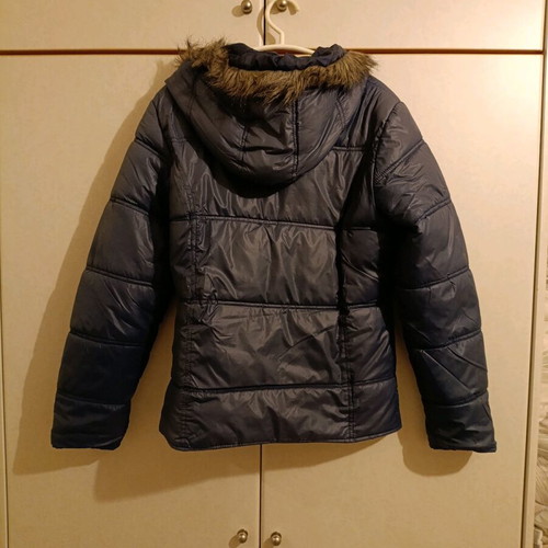 Admiral blue jacket used with hood large