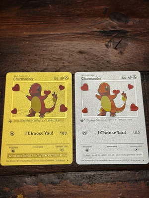 Charmander I Choose You! cards like new, set of 2