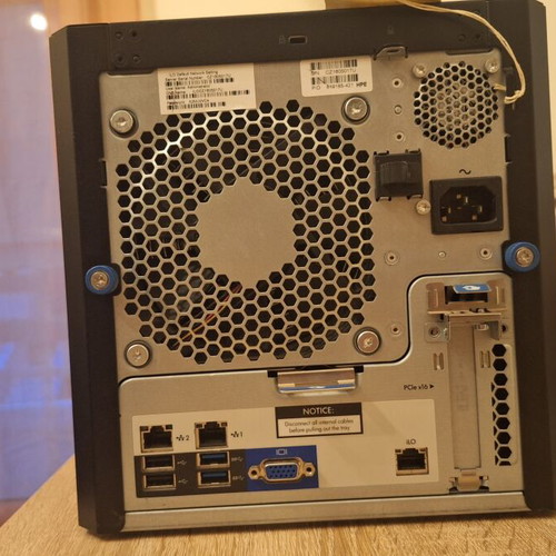 HP Proliant Micro Server Gen8 used, 8-core Xeon CPU, 16GB RAM, 2x1TB HDD