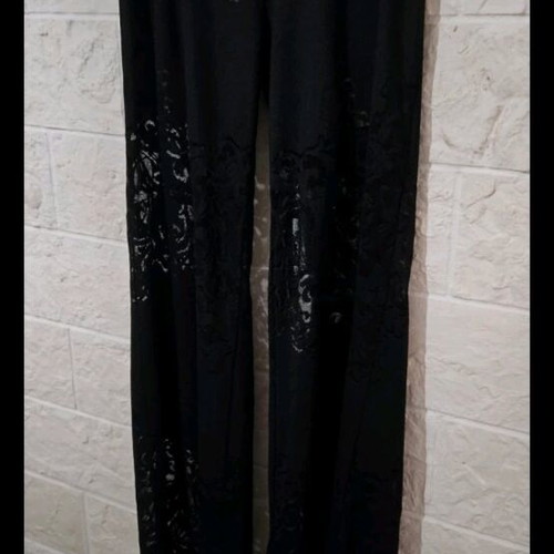 Lace pants like new, size small, black