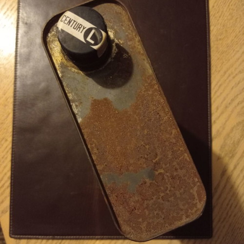 Vintage metal tins large Camden N.J. USA used