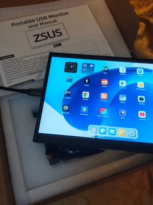 ZSUS Portable Monitor 10 inch FHD 1080p 60Hz