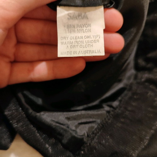 Saba black vintage formal pants like new, size S