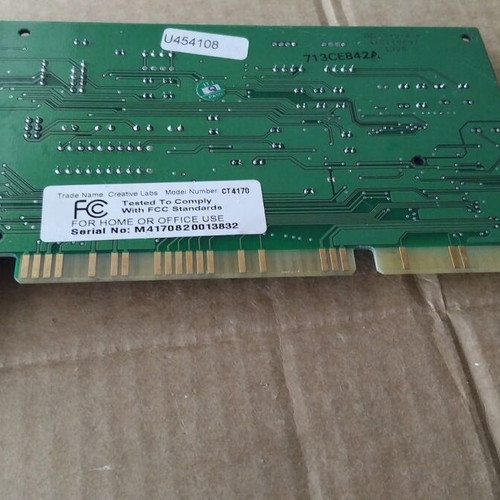 Creative Labs Sound Blaster ViBRA 16XV CT4170 sound card used
