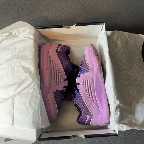 Nike KD Bad basketball shoes, pink and purple