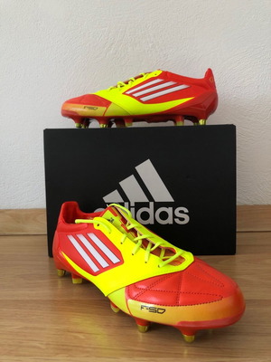 Adidas F50 TRX Leather футболни обувки нови, червени, номер 43