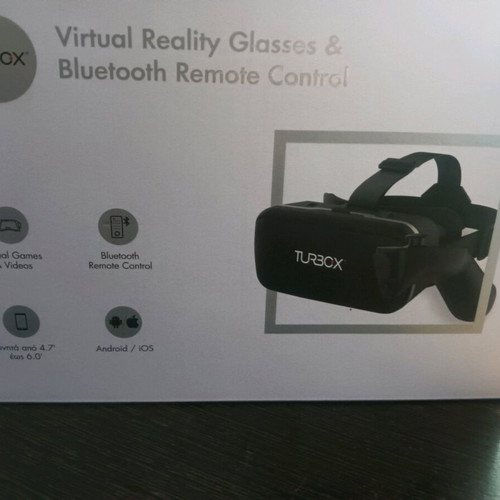 Virtual reality glasses with Bluetooth remote control used