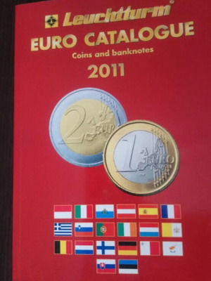 Book for all euro coins and banknotes like new