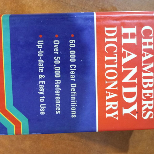 Chambers Handy Dictionary used, English-English hardcover