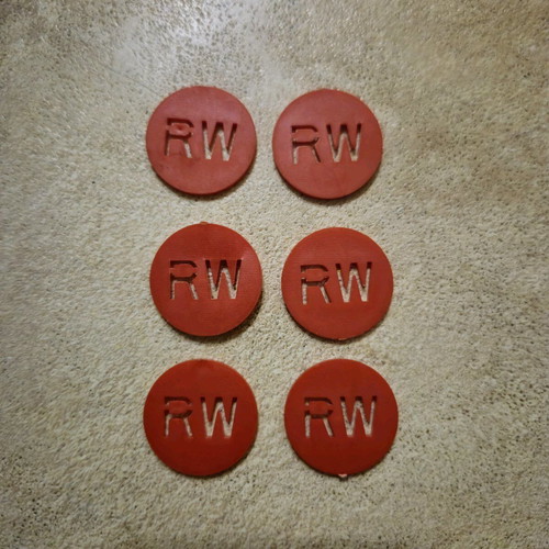 Rockwave Festival commemorative tokens like new, pack of 6