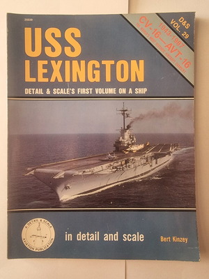 USS Lexington Detail & Scale Vol. 29 book like new, English