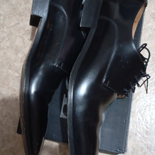 Men's dress shoes like new, size 44, black