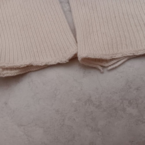 Leg warmers used, beige