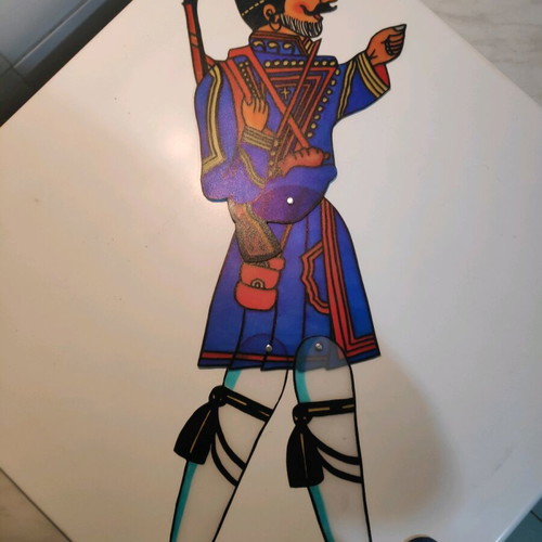 Shadow theater figure Makedonomachos new, professional 60 cm