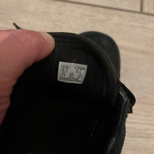 Vans casual shoes size 38.5 used, black unisex
