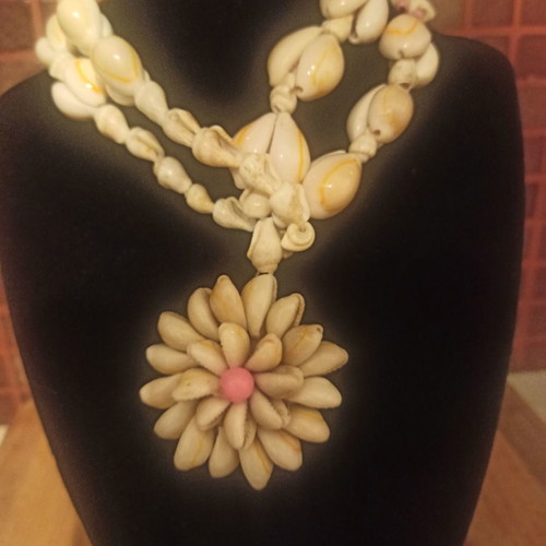 Necklace with shells used from Maldives