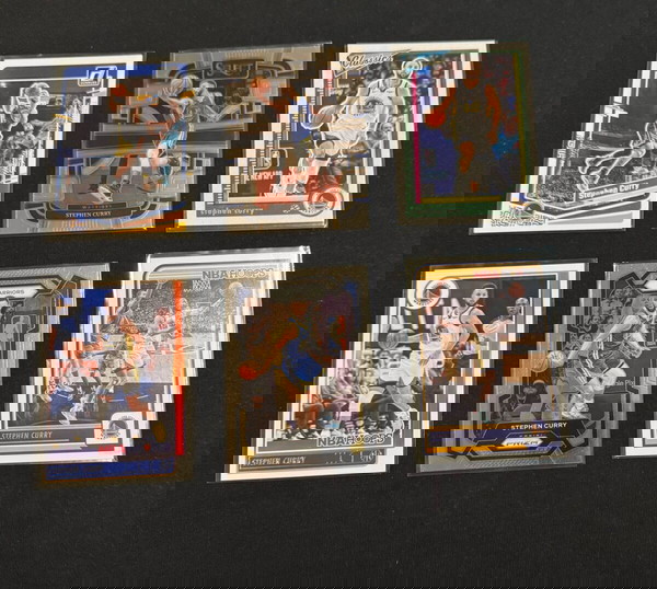 Panini NBA -Stephen Curry lot (6 cards)