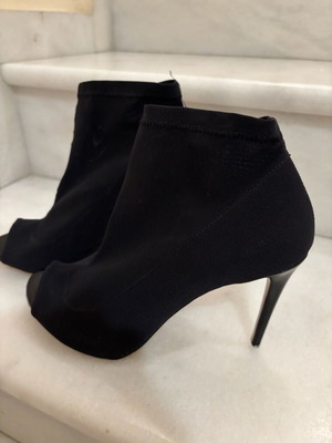 Makis Kotris ankle boots new women's black stiletto sock size 41
