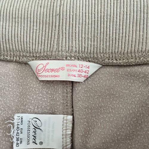 Velour beige tracksuit set Primark used, size 40/42