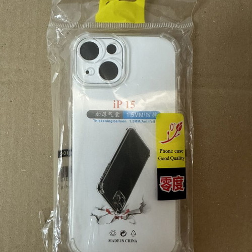 Transparent case for iPhone 15 new with camera protection