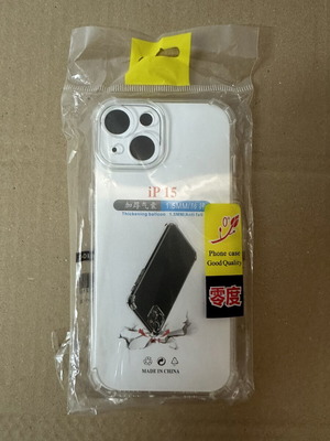 Transparent case for iPhone 15 new with camera protection