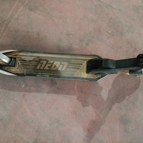 YVolution Neon Spectre kids scooter used with LED lights