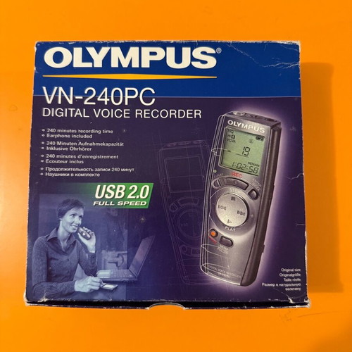Olympus VN-240 digital voice recorder used