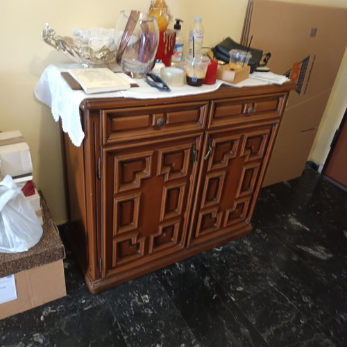 Furniture used, width 98 cm, height 87 cm