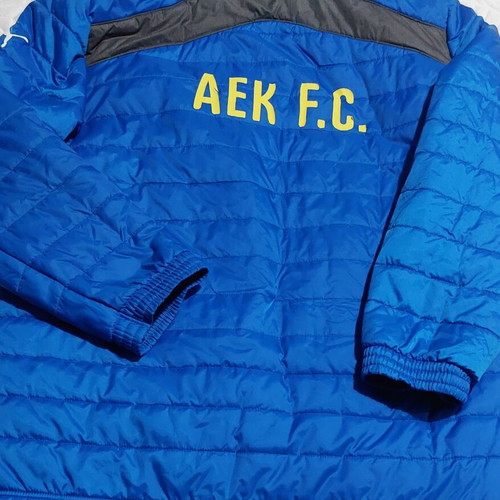 AEK Puma collectible puffer jacket 2011-2014, authentic, royal blue