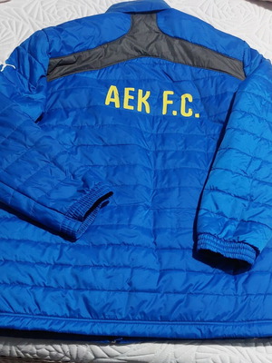 AEK Puma collectible puffer jacket 2011-2014, authentic, royal blue