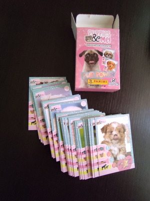 Panini puppies and me κάρτες μεταχειρισμένες, 39 διαφορετικές με κουτάκι