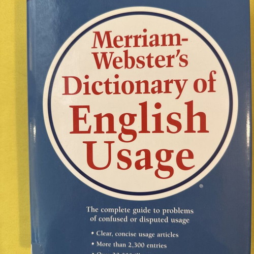Merriam-Webster's Dictionary of English Usage like new