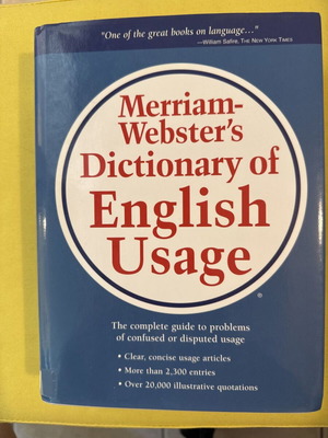 Merriam-Webster's Dictionary of English Usage
