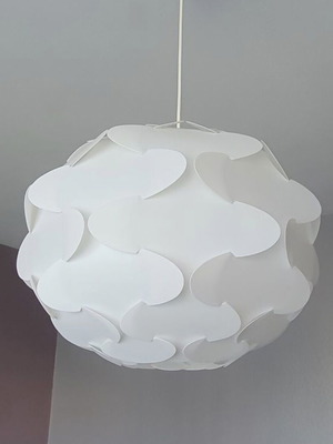 IKEA Fillstag ceiling light white like new vintage