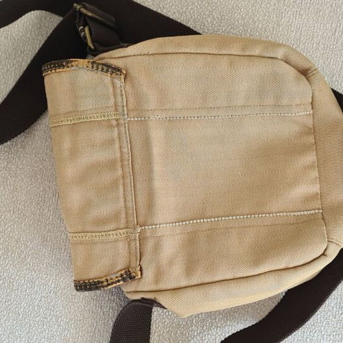 Springfield crossbody bag used beige 100% cotton