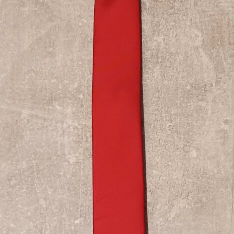 Red slim tie like new