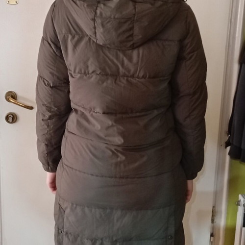 Women's long warm coat like new, size M