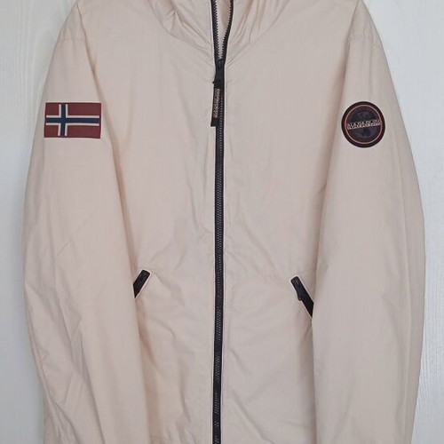 Napapijri jacket white large like new