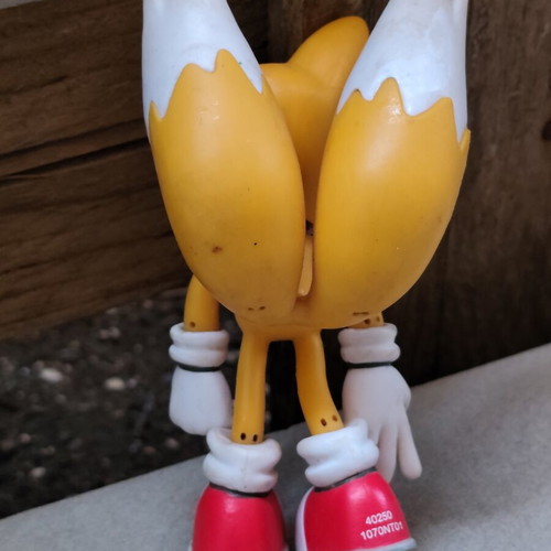 Tails Sonic The Hedgehog action figure used, Jakks Pacific 4"