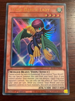 Toon Harpie Lady 1st edition like new