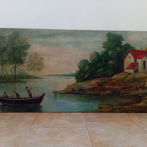 Oil Painting on Canvas used, 1.20x60 m