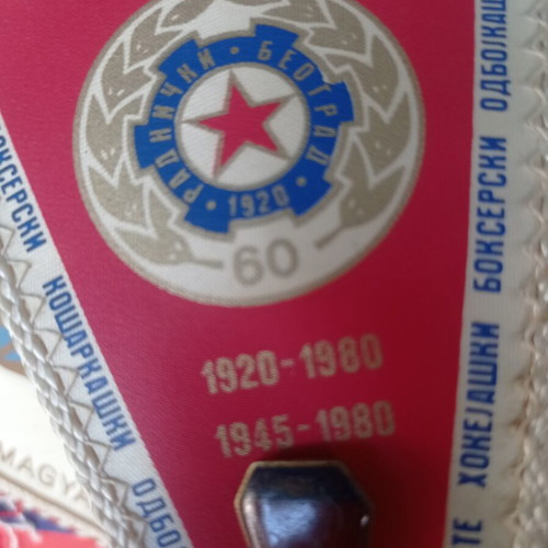Radnički Belgrade banner with badge