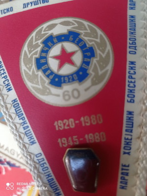 Radnički Belgrade banner with badge